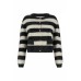 Florez Hazel Striped knit Cardigan
