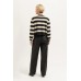 Florez Hazel Striped knit Cardigan