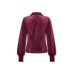 Blazer Lora Velour wine