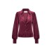 Blazer Lora Velour wine