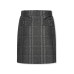 Mini Rok Lano ruit grijs