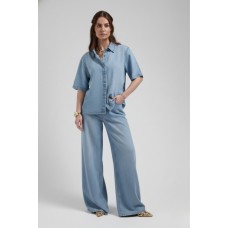 Florez Liv Wide Leg Jeans – Mid Blue