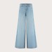 Florez Liv Wide Leg Jeans – Mid Blue