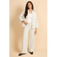 G-Maxx Catori Jeans – Offwhite/Black Streep G-Maxx Catori Jeans – Offwhite/Black Streep