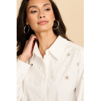 G-maxx Vespera Blouse – Offwhite