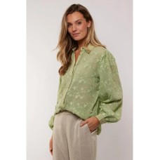 G-maxx Julieta Blouse -Light Moss