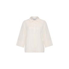Helena Hart Blouse Polo Kreuk – Ecru