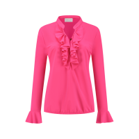 Blouse Ruche fuchsia