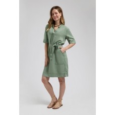 Florez Kayley Dress Olijfgroen 