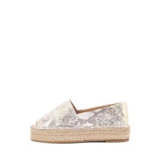 Espadrille Snake Gold