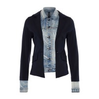 Zip73 Blazer Denim Insert Bleu